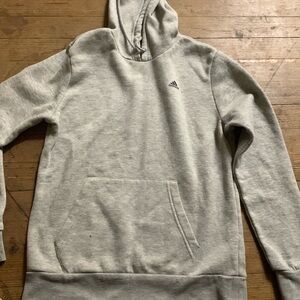 Gray adidas hoodie, no stains barely worn